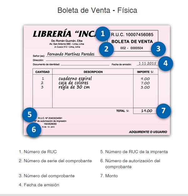 boleta de venta